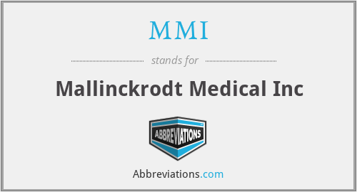MMI - Mallinckrodt Medical Inc