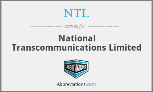NTL - National Transcommunications Limited