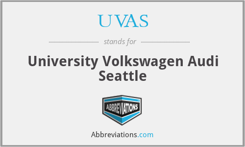 UVAS - University Volkswagen Audi Seattle