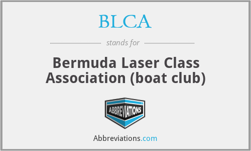 BLCA - Bermuda Laser Class Association (boat club)