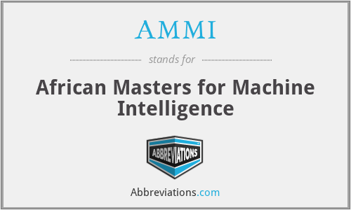 AMMI - African Masters for Machine Intelligence