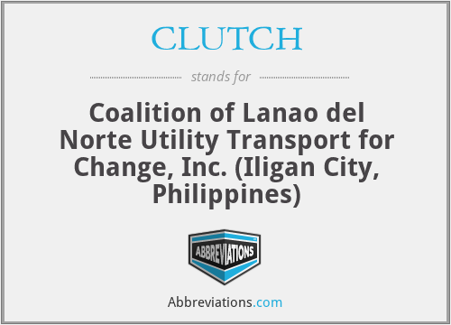 CLUTCH - Coalition of Lanao del Norte Utility Transport for Change, Inc. (Iligan City, Philippines)