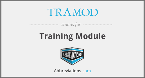 TRAMOD - Training Module