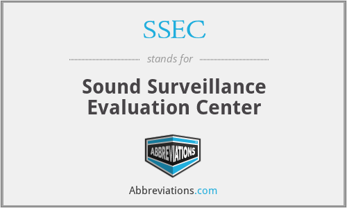 SSEC - Sound Surveillance Evaluation Center