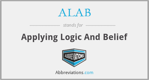ALAB - Applying Logic And Belief
