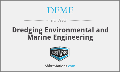 DEME - Dredging Environmental and Marine Engineering