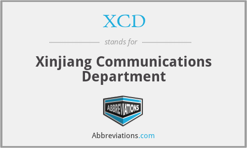 XCD - Xinjiang Communications Department