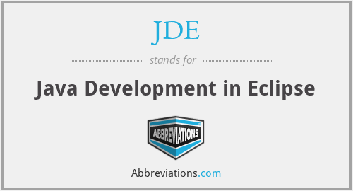 JDE - Java Development in Eclipse