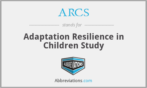 ARCS - Adaptation Resilience in Children Study