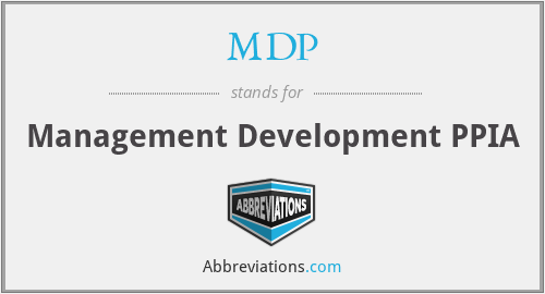 MDP - Management Development PPIA