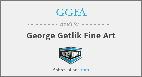 GGFA - George Getlik Fine Art