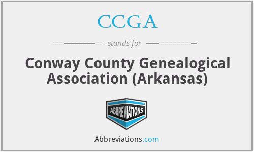 CCGA - Conway County Genealogical Association (Arkansas)