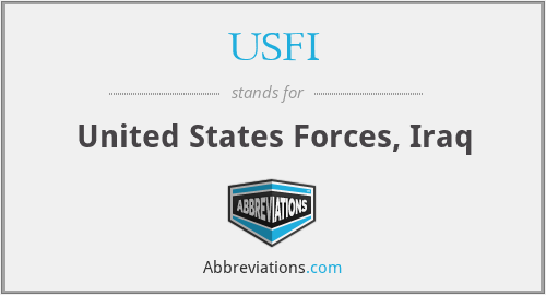 USFI - United States Forces, Iraq