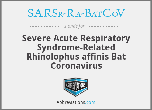 SARSr-Ra-BatCoV - Severe Acute Respiratory Syndrome-Related Rhinolophus affinis Bat Coronavirus