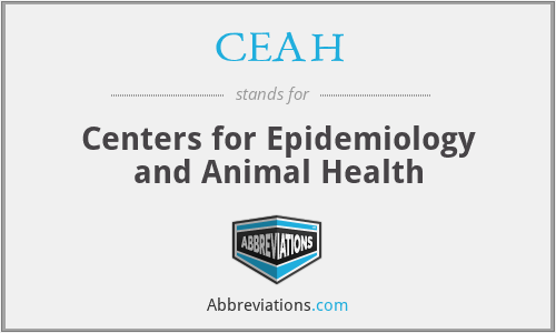 CEAH - Centers for Epidemiology and Animal Health