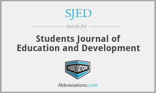 SJED - Students Journal of Education and Development