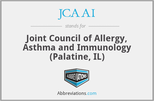 JCAAI - Joint Council of Allergy, Asthma and Immunology (Palatine, IL)