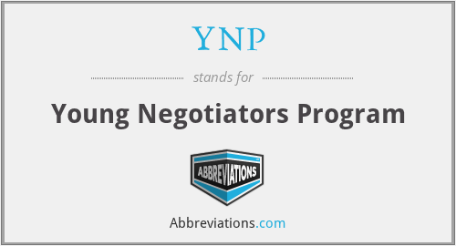 YNP - Young Negotiators Program