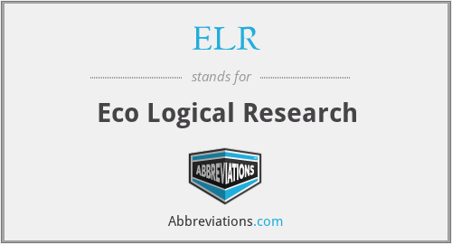 ELR - Eco Logical Research