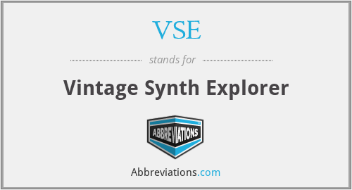 VSE - Vintage Synth Explorer