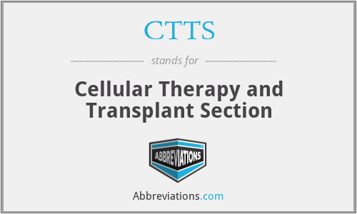 CTTS - Cellular Therapy and Transplant Section