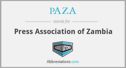 PAZA - Press Association of Zambia