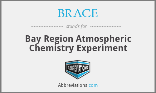 BRACE - Bay Region Atmospheric Chemistry Experiment