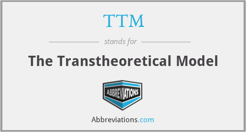 TTM - The Transtheoretical Model