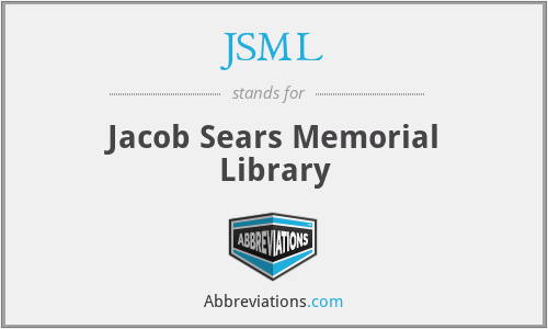 JSML - Jacob Sears Memorial Library