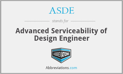ASDE - Advanced Serviceability of Design Engineer