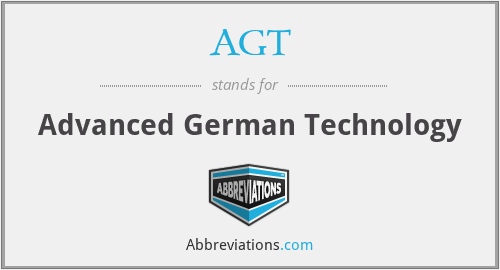 AGT - Advanced German Technology