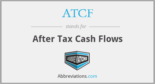 ATCF - After Tax Cash Flows