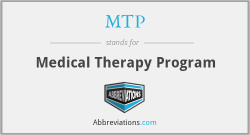 MTP - Medical Therapy Program