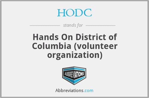 HODC - Hands On District of Columbia (volunteer organization)