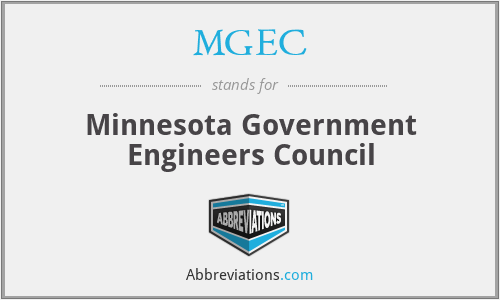 MGEC - Minnesota Government Engineers Council