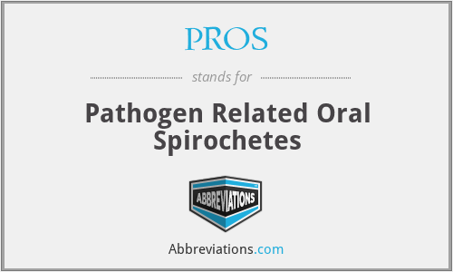 PROS - Pathogen Related Oral Spirochetes