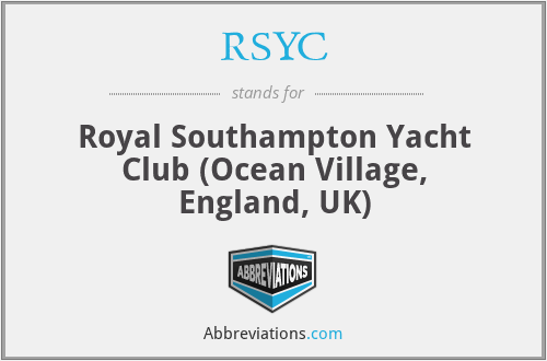 RSYC - Royal Southampton Yacht Club (Ocean Village, England, UK)