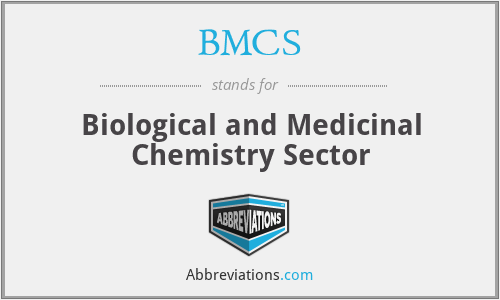 BMCS - Biological and Medicinal Chemistry Sector