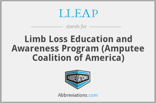 LLEAP - Limb Loss Education and Awareness Program (Amputee Coalition of America)