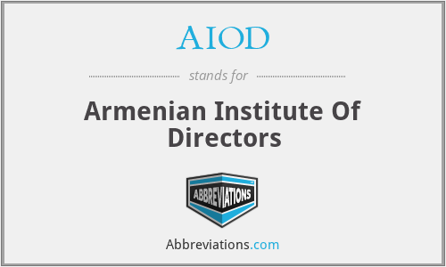 AIOD - Armenian Institute Of Directors