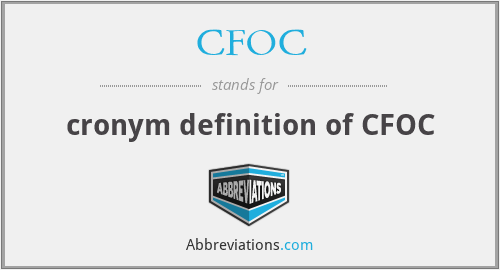 CFOC - cronym definition of CFOC
