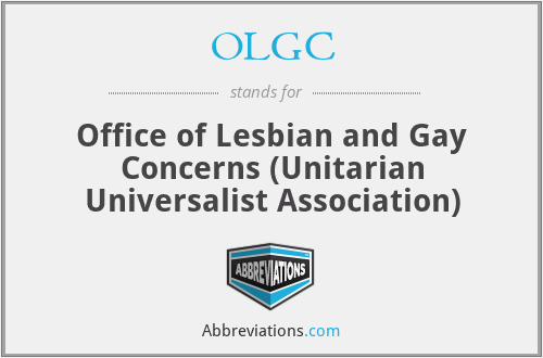 OLGC - Office of Lesbian and Gay Concerns (Unitarian Universalist Association)