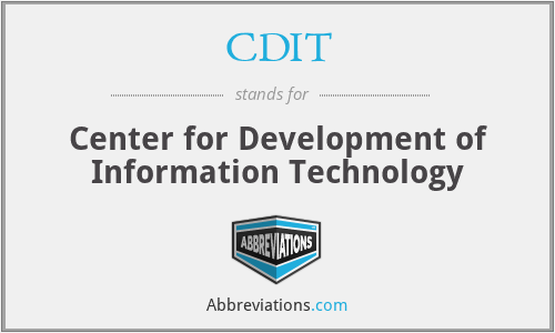 CDIT - Center for Development of Information Technology