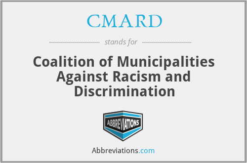 CMARD - Coalition of Municipalities Against Racism and Discrimination
