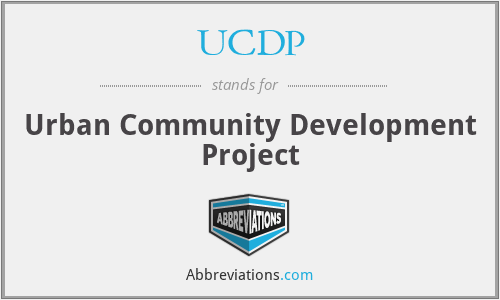 UCDP - Urban Community Development Project