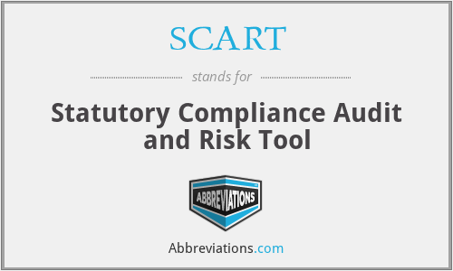 SCART - Statutory Compliance Audit and Risk Tool