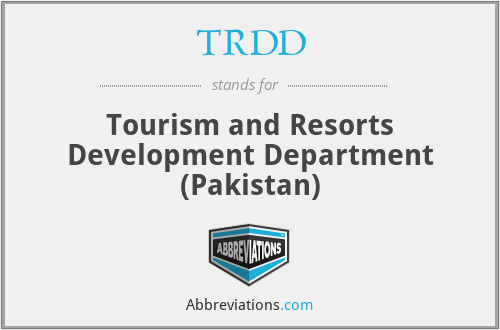 TRDD - Tourism and Resorts Development Department (Pakistan)