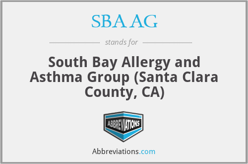 SBAAG - South Bay Allergy and Asthma Group (Santa Clara County, CA)