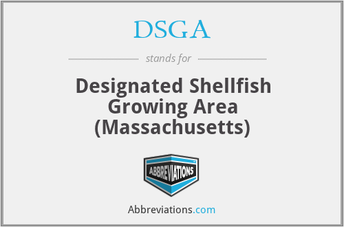 DSGA - Designated Shellfish Growing Area (Massachusetts)