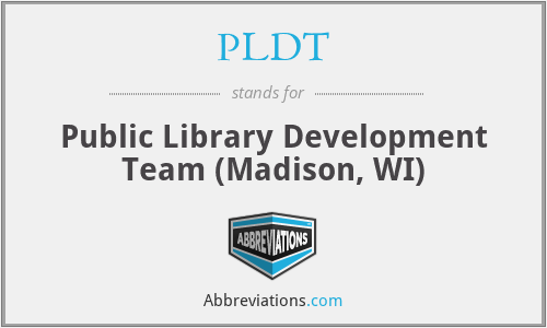 PLDT - Public Library Development Team (Madison, WI)